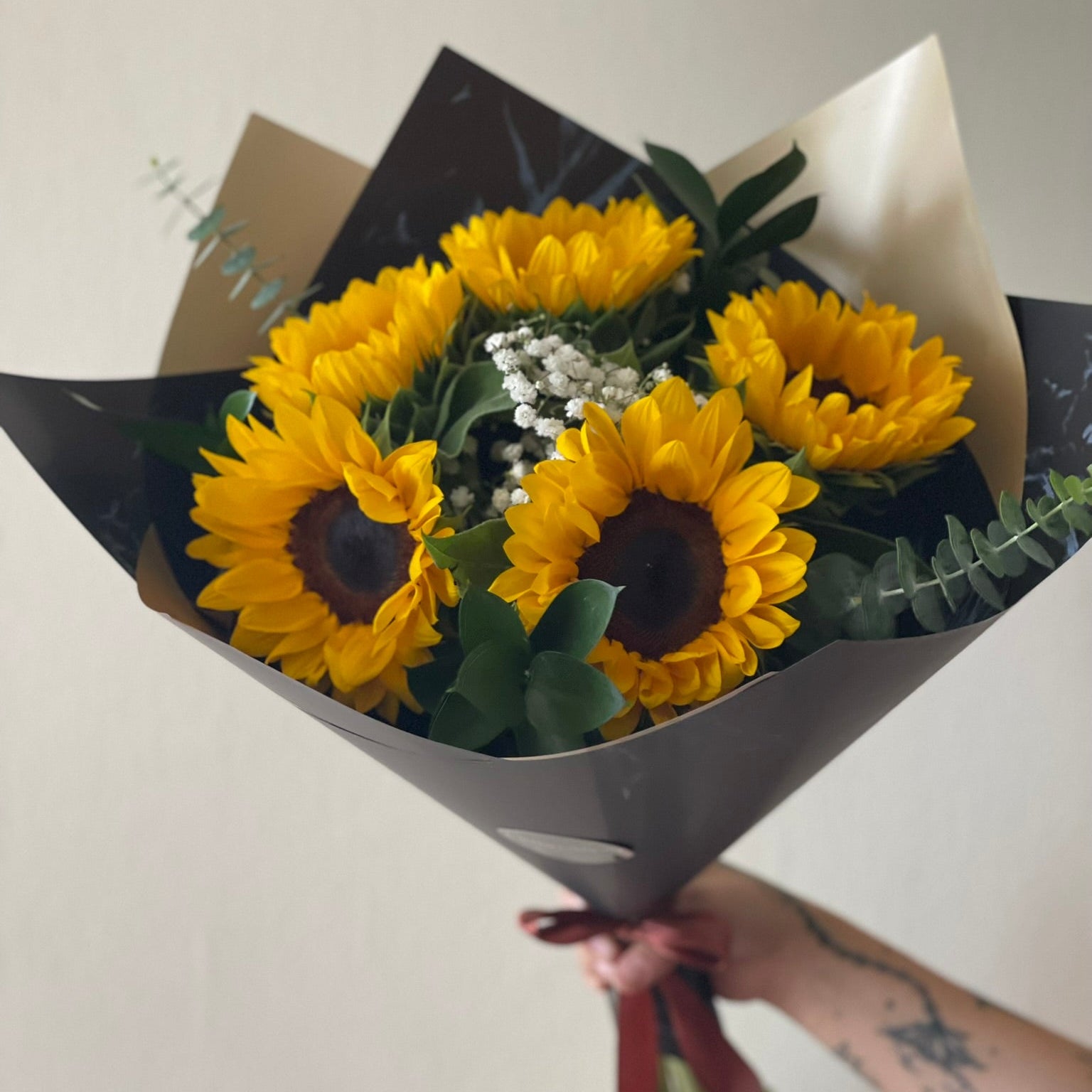 Ramo 5 girasoles