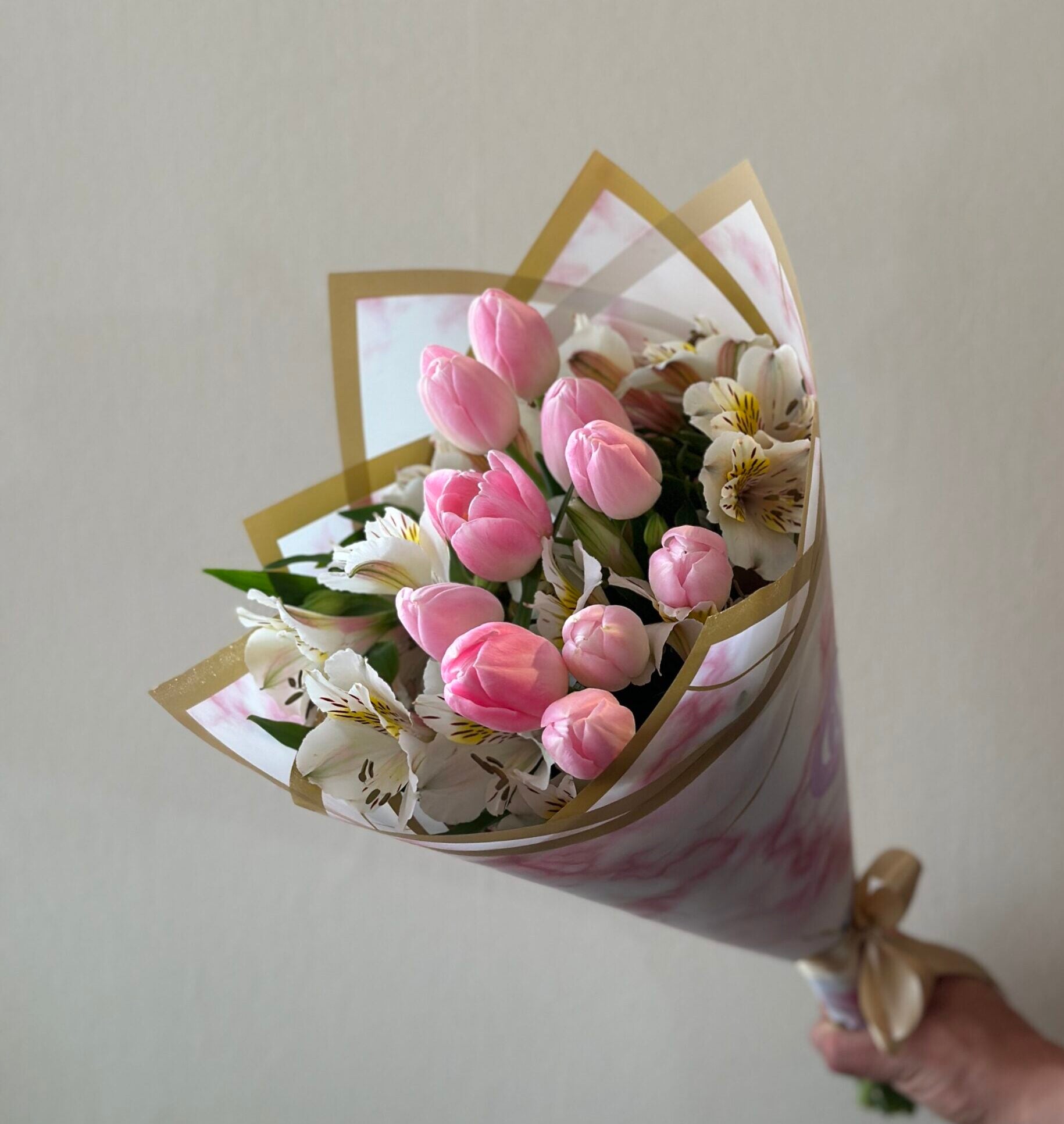 Ramo de 10 tulipanes